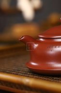 《扁玉》宜兴紫砂壶工艺美术师手工大红袍泡茶壶茶具