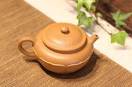 《碗灯梵莲》宜兴紫砂壶助理工艺美术师手工黄金段茶具