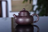 《容天》宜兴纯手工紫砂壶容天全手工花器80目紫泥泡茶壶