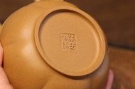 《碗灯梵莲》宜兴紫砂壶助理工艺美术师手工黄金段茶具
