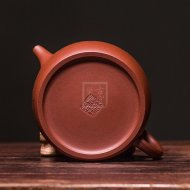《如意神韵》茶具茶壶宜兴手工紫砂壶底槽青