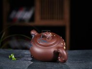 《松竹梅》紫砂壶宜兴高级工艺美术师手工泡茶壶紫泥茶具茶壶