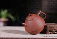 《朴雅》宜兴紫砂壶原红降坡泥全手工纯手工茶壶茶具创新壶
