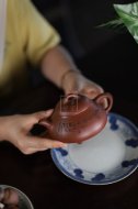 《乐在瓢饮》宜兴紫砂壶高级工艺美术师手工底槽青泡茶壶具石瓢
