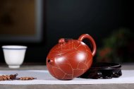 《金丝西施》宜兴纯手工紫砂壶大红袍西施