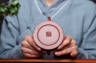 《鱼罩》宜兴工艺美术师全手工紫砂壶茶壶老师底槽青