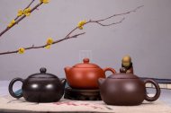 《西施》宜兴紫砂壶名家助理工艺美术师全手工优质黑金刚泡茶壶西施茶具家用