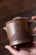 《高竹节》宜兴紫砂壶实力派名家纯手工龙血段泥茶壶茶具