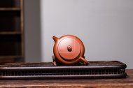 《桑扁》宜兴紫砂壶工艺美术师手工大红袍茶壶