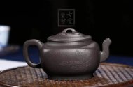 《静思》纯手工紫砂壶工艺美术师全手工宜兴金降破还原烧茶壶名家花器