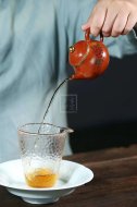 《剑流高潘》宜兴紫砂壶潘壶手工大红袍泡茶壶具