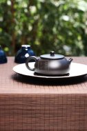 《小圆珠》宜兴工艺美术师全手工黑朱泥圆珠紫砂壶茶具