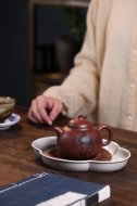 《三足乳丁》宜兴紫砂茶壶实力派名家保真纯手工紫泥乳鼎