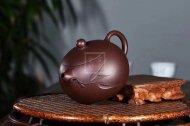 《竹节西施》宜兴紫砂壶工艺美术师纯手工紫泥茶壶全手工西施紫砂壶