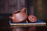 《子冶石瓢》宜兴紫砂壶底槽青石瓢工艺美术师手工茶壶茶具