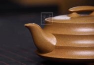 《步步高升》宜兴紫砂壶工艺美术师手工黄金段茶壶
