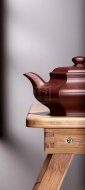 《六方舒扁壶》宜兴底槽青紫砂壶纯手工茶壶茶具
