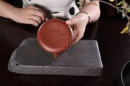 《纳瓢》宜兴纯工艺美术师全手工紫砂壶纳瓢茶具
