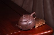 《笠帽》宜兴紫砂壶工艺美术师纯手工全底槽青泡茶壶茶具