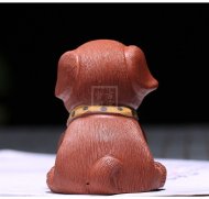 《沙皮狗-旺财小狗》宜兴紫砂壶全手工茶具纯泡茶壶清水泥