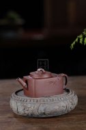 《四方劲竹》宜兴紫泥紫砂壶纯手工四方茶壶茶具