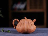 《南瓜》宜兴紫砂壶名家全手工泡茶壶高级工艺美术师大师降坡泥南瓜
