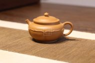 《碗灯梵莲》宜兴紫砂壶助理工艺美术师手工黄金段茶具