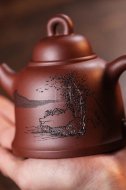《古钟》宜兴紫砂壶工艺美术师纯手工钟形泡茶壶底槽青茶具