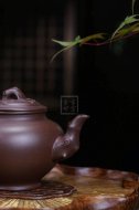 《报春》宜兴助理工艺美术师手工紫砂壶紫泥料茶壶报春茶具