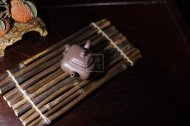 《传炉》宜兴名家助理工艺美术师工紫砂壶青灰泥传炉功夫茶壶茶具套装家用