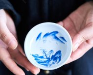 山水静心杯