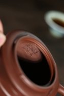 《富贵竹节套组》宜兴紫砂壶套组紫砂泡茶壶紫泥手工工艺美术师紫砂茶具