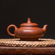 《玉柱》宜兴紫砂助理工艺美术师手工底槽青泡茶壶套壶