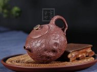 《龙供春》宜兴紫砂壶工艺美术师手工紫泥供春茶壶茶具