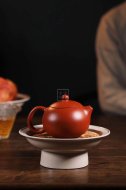 《西施套组》宜兴小煤窑朱泥紫砂壶纯手工西施茶壶茶具
