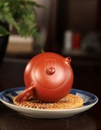 《西施》西施宜兴紫砂壶纯手工工艺美术师茶壶大红袍
