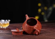 《金丝石瓢》宜兴紫砂壶工艺美术师手工大师大红袍泡茶器石瓢