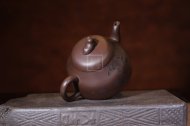《清饮》宜兴紫砂壶助理工艺美术师手工紫泥创新泡茶壶茶具