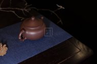 《竹影》宜兴紫砂壶助理工艺美术师手工紫泥泡茶壶礼品