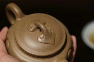 《仿古如意》宜兴紫砂壶助理工艺美术师手工顶级蟹壳青茶壶泡茶具仿古如意
