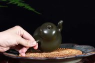 《思婷》宜兴紫砂壶王镇学原矿天青泥全手工