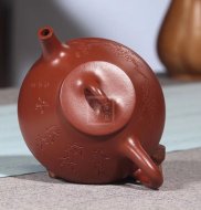 《子冶石瓢》宜兴紫砂壶手工高级工艺美术师大红袍壶茶壶石瓢茶具
