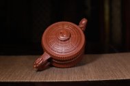 《龙头一捆竹》宜兴紫砂壶助工纯手工制大红袍收藏实用龙头一捆竹