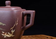 《立方》宜兴紫砂壶黄龙山满天星紫砂壶方斗紫砂壶