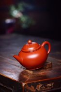 《水平》紫砂壶茶具水平大红袍壶全手工茶壶