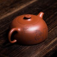 《半月壶》宜兴紫砂壶底槽青助理工艺美术师全手工茶壶茶具