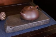 《景舟石瓢》宜兴黄龙山紫泥紫砂壶茶具石瓢