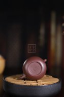 《玉如意》宜兴紫砂茶壶工艺美术师底槽青如意