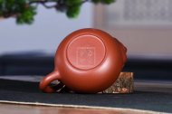 《福猪壶》宜兴方把全手工紫砂壶大红袍