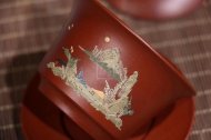 《山水如画》宜兴紫砂壶全手工朱泥茶具茶壶